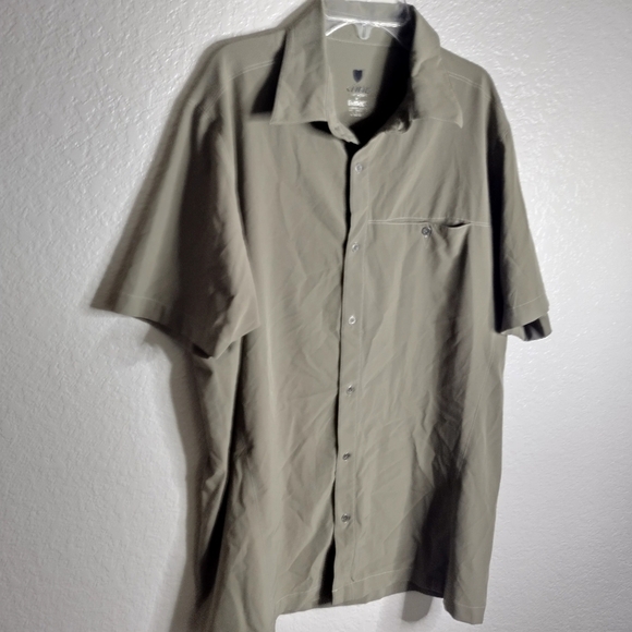 Kuhl Tufflex Button Down Outdoor Hiking Shirt Sz M - Picture 2 of 8